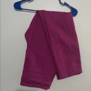 Crown & Ivy Fuchsia Skinny Pants